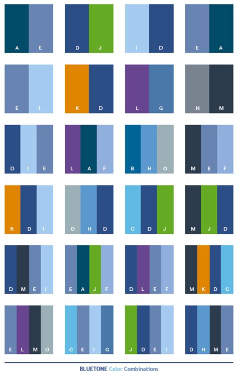 color combination for dark blue
